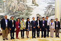 出席中國科協年會的香港代表合影